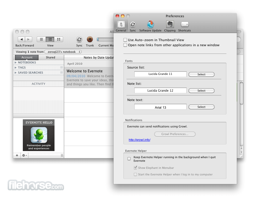 Evernote download for older versions of macbook pro