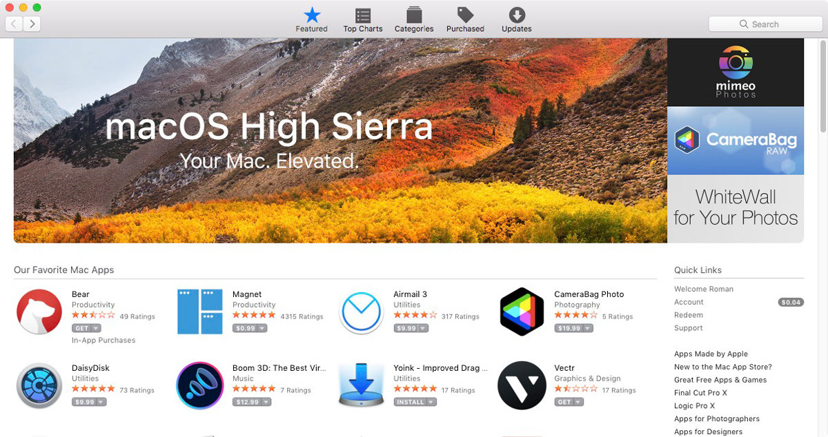 Download macos high sierra installer app store installer